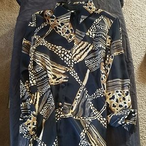 LIZ BAKER ESSENTIALS button down shirt